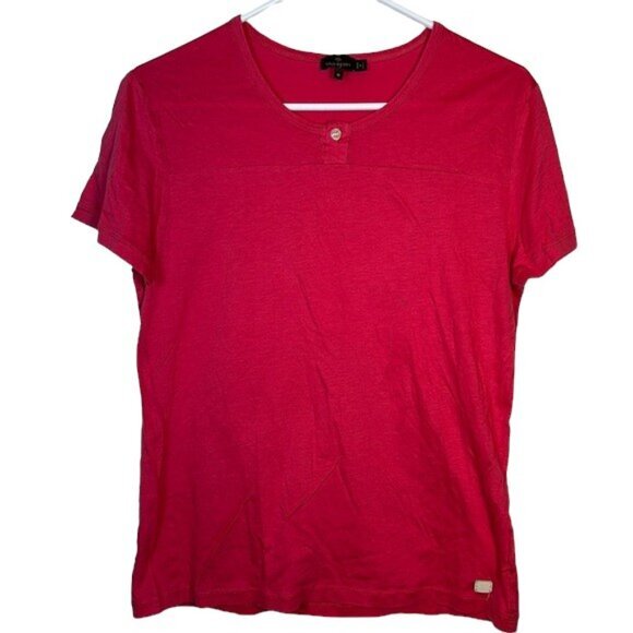 Women's MULBERRY Pink Basic Pullover Shirt Blouse Size Med #0686-AZ - Picture 1 of 6